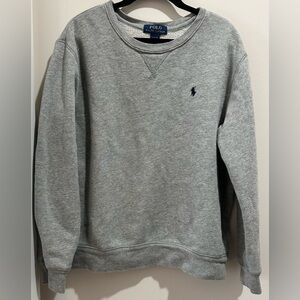 Polo by Ralph Lauren Classic Gray Crewneck Sweater
